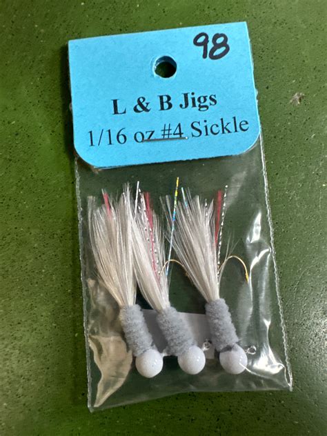 L and B Hand Tied Crappie Jigs #98 - Honey Hole Tackle Shop