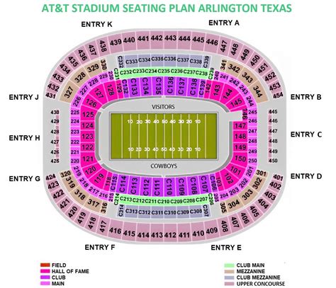 Atandt Stadium Basketball Seating Chart