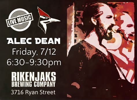 Alec Dean at Rikenjaks on Ryan , Rikenjaks Brewing Company Lake Charles ...