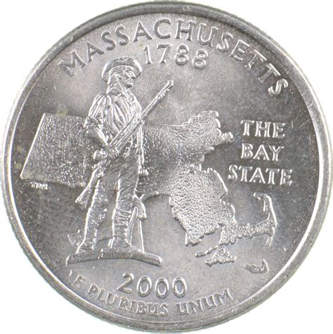 Custom - COLORIZED - 2000 Massachusetts State Quarter - John Quincy ...