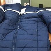 Qube By Fort Collins Men's Bomber Jacket (57505_Airforce_L): Amazon.in ...