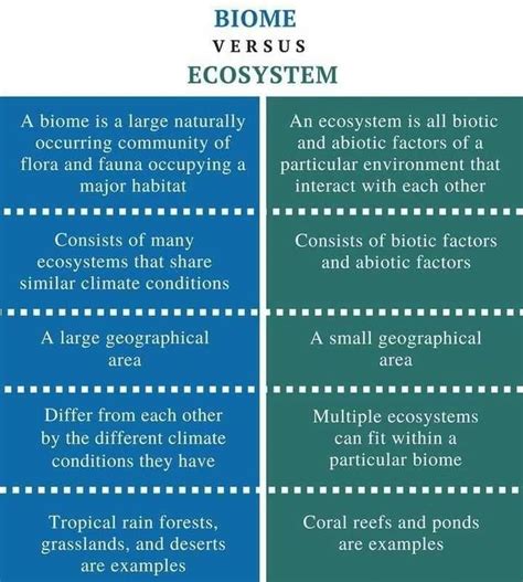 Difference between biome and ecosystem ? - EduRev NEET Question