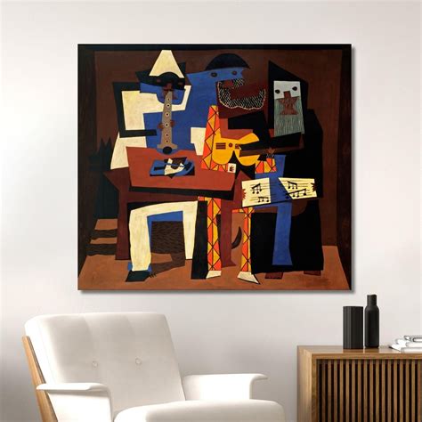 Three Musicians Pablo Picasso canvas print