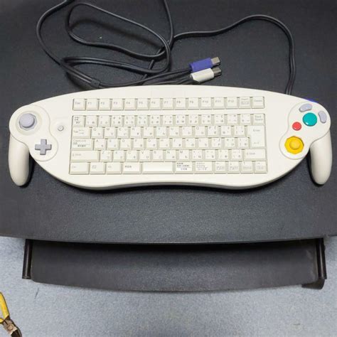 Nintendo GameCube Ascii Keyboard Controller White ASC-1901PO Wz Box ...
