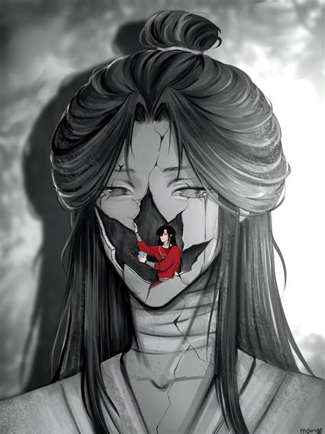 Hualian - Hua Cheng - Image by Maricleearts #4453604 - Zerochan Anime Image Board - painting of xie lian