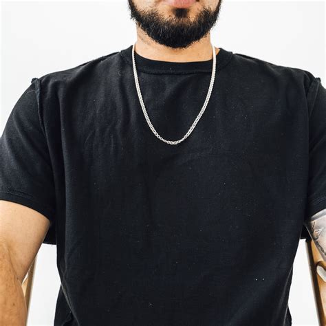 Silver Chino Link Chain | Genuine 925 Sterling Silver | Lirys Jewelry ...