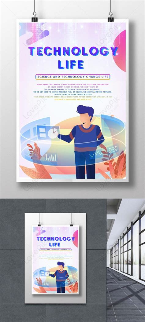 Poster About Science and Technology 的图像结果