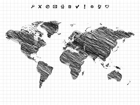 World Map Drawing 的图像结果
