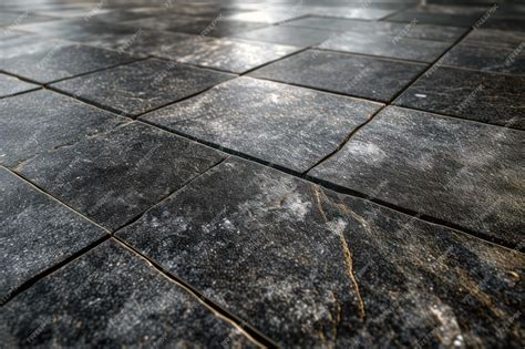 Premium Photo | Elegant grey granite tile floor with natural stone ...