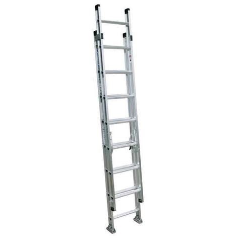 Werner 16 ft Aluminum Extension Ladder, 300 lb Load Capacity D1516-2 | Zoro