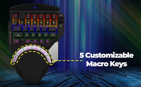 Amazon.in: Buy Zebronics Zeb-Max Atom One-Handed RGB Gaming Mechanical ...
