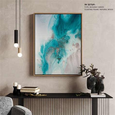 Buy Coastal Flow, Abstract Painting Wall Art Online at Best Price ...