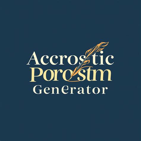 Acrostic Poem Generator - Create Unique Acrostic Poems - Name Generator