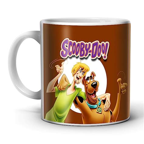 Buy Indian Tag Scooby-Doo Cartoon Printed Ceramic Coffee Mug for Kids ...
