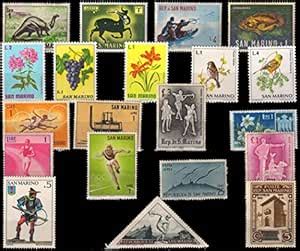 ISC~Sanmarino, 20 Different Mint (Unused), Large Stamps Including ...