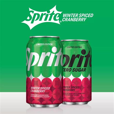 Sprite Winter Spiced Cranberry Soda Soft Drink 12 pk Cans - Shop Soda ...
