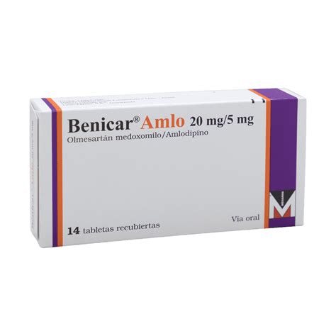 Benicar Amlo 20/5Mg Tabletas - FarmaciaRD