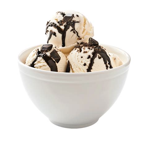 Chocolate Ice Cream Bowl Transparent Background Cutout 46303327 PNG