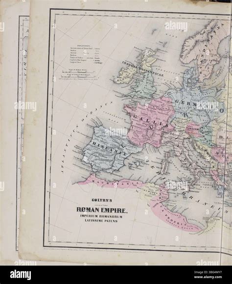 Colton's 1860 School Atlas features world maps designed for educational use, showcasing the ...