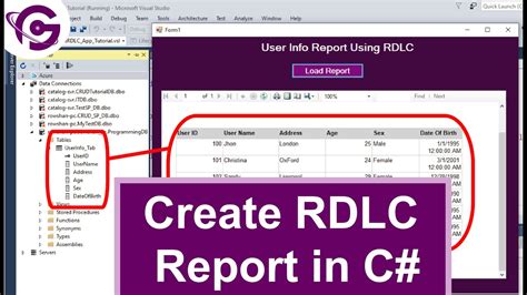 Image result for RDLC Report Tutorial