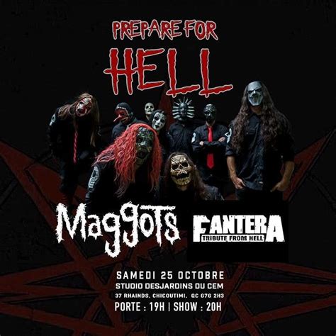Maggots & Fantera au Studio Desjardins du CEM, 37 Rhainds, Chicoutimi ...