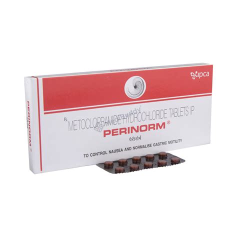 Perinorm Tablet: Price, Uses, Side Effects & How to Use - MediBuddy