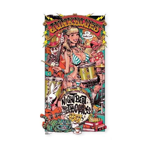 JUNKBLUES x Rockin’Jelly Bean Silk Screen Print -JunkBlues Exclusive ...
