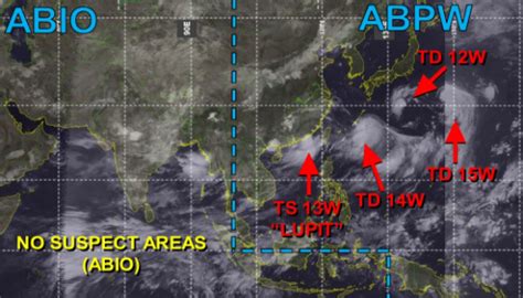 West Pacific Ocean Packed With Storms, Suppress Monsoon Activity Over ...