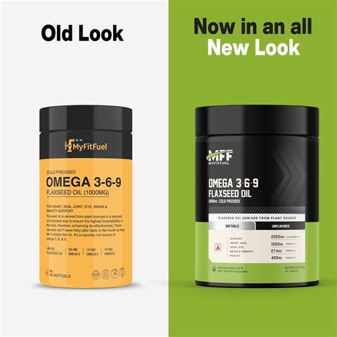 Buy Omega 3 6 9 (Flax Seed Oil), Cold Pressed, 1000mg in India – MyFitFuel