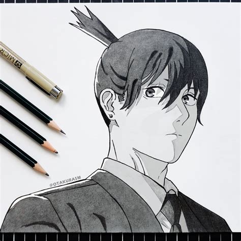 Aki Chainsaw Man Drawing Easy at Hayley Hood blog