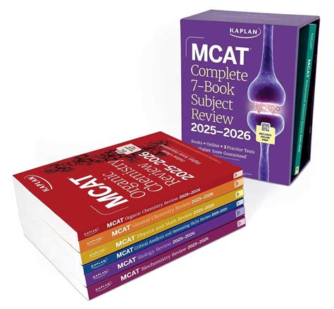 MCAT Complete 7-Book Subject Review 2025-2026, Set Includes Books, Online Prep, 3 Practice Tests ...