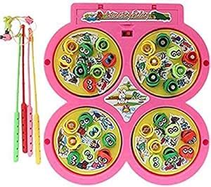 Buy GAJUS Fish Catching Game with 4 Pools (Battery Operated) (2-4 ...