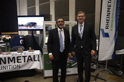 Rheinmetall Denel Munition (RDM) showcase Solar and Hydrogen Innovation ...