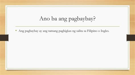 powerpoint sa Pagbaybay ng salita sa Filipino.pptx