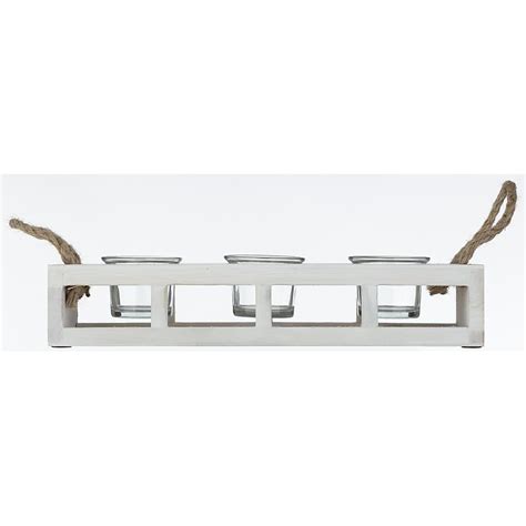 3 Candle Wood Tea Light Candle Holder in the Candle Holders department ...