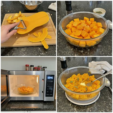 Easy Microwave Butternut Squash - Quick & Delicious Side - kaelisrecipes