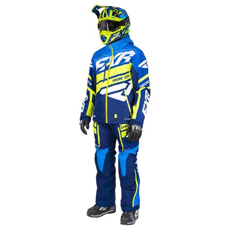FXR Boost Dri-Link 2PC Lite Monosuit - Navy/Blue/Hi-Vis - LRG : Amazon ...
