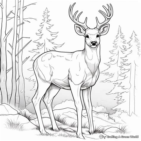 Deer Coloring Pages - Free & Printable!