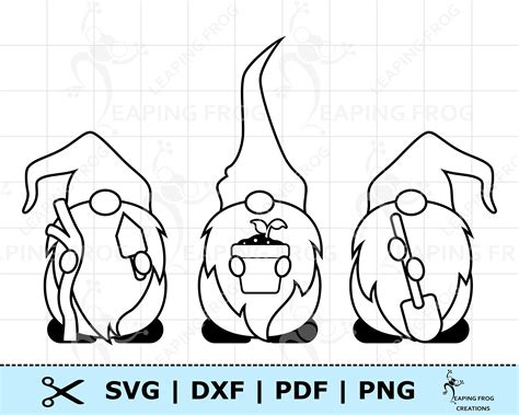 Printable Gnome Stencil