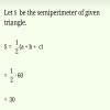 if sides of a triangle are in the ratio 5:3:2 and its perimeter is 60 ...