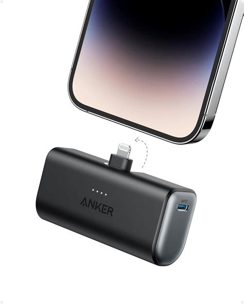 Amazon.com: Anker Nano Portable Charger for iPhone, with Built-in MFi ...