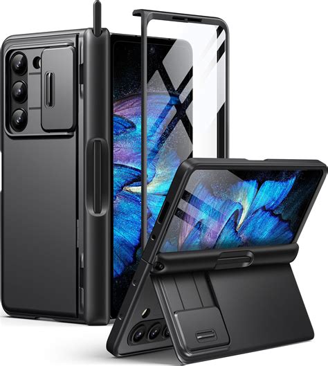 Amazon.com: YQODSZ for Samsung Galaxy Z Fold 5 Case with S Pen Holder ...