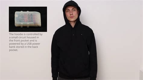 暗闇でもハッキリ映る赤外線カメラから完全に顔を隠せる服「The Camera Shy Hoodie」 - GIGAZINE