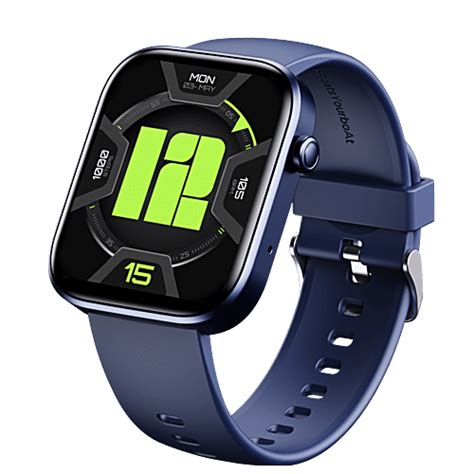 Buy boAt Storm Call 2 Smartwatch - Dark Blue, 4.64 cm Online at Best ...