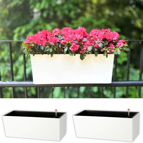 Snapklik.com : LaLaGreen Rail Planter For Balcony Outdoor (20 Inch, 2 ...