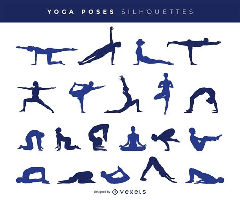 Yoga Silhouette Vector Yoga Silhouette Transparent Images – Browse