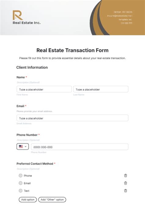 Free Real Estate Property Handover Form Template to Edit Online