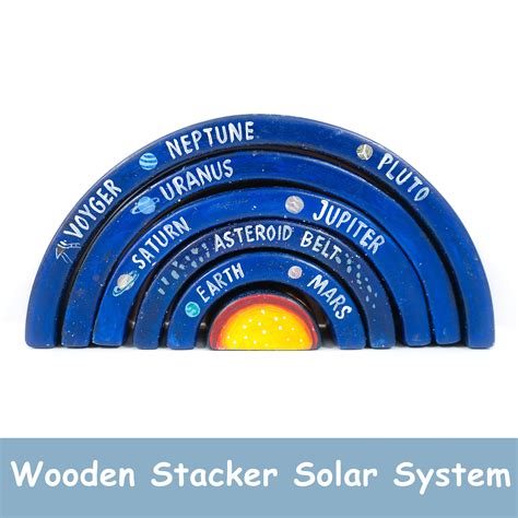 Wooden Stacker Solar System Toys for Kids – MoonToys