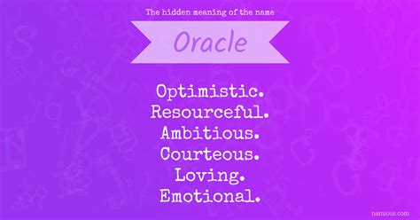 Oracular Meaning