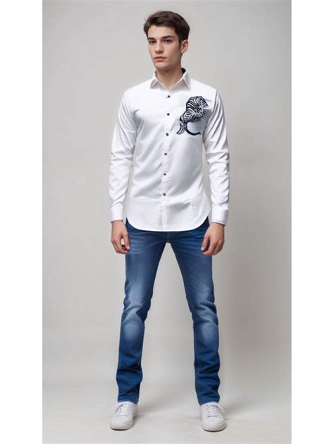 MANZON Men's Formal Shirt – Mask